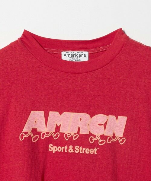 BEAUTY&YOUTH UNITED ARROWS / ビューティー&ユース ユナイテッドアローズ Tシャツ | 【別注】＜Americana＞プリント ビッグTシャツ | 詳細12