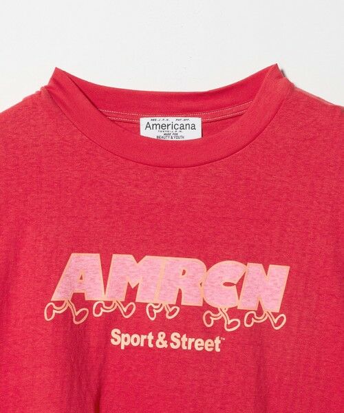 BEAUTY&YOUTH UNITED ARROWS / ビューティー&ユース ユナイテッドアローズ Tシャツ | 【別注】＜Americana＞プリント ビッグTシャツ | 詳細21