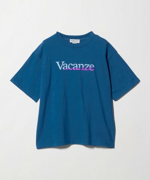 BEAUTY&YOUTH UNITED ARROWS / ビューティー&ユース ユナイテッドアローズ Tシャツ | 【別注】＜Americana＞プリント ビッグTシャツ（ROYAL）