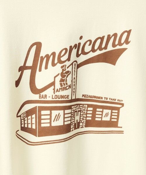 BEAUTY&YOUTH UNITED ARROWS / ビューティー&ユース ユナイテッドアローズ Tシャツ | 【WEB限定/別注】＜Americana＞リンガーTシャツ | 詳細10