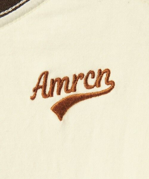 BEAUTY&YOUTH UNITED ARROWS / ビューティー&ユース ユナイテッドアローズ Tシャツ | 【WEB限定/別注】＜Americana＞リンガーTシャツ | 詳細12
