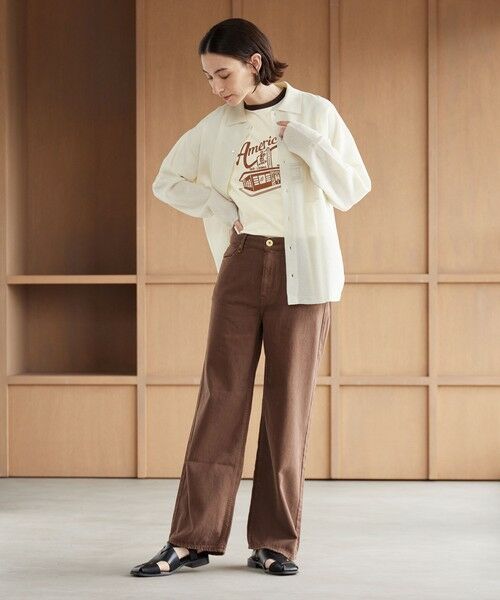 BEAUTY&YOUTH UNITED ARROWS / ビューティー&ユース ユナイテッドアローズ Tシャツ | 【WEB限定/別注】＜Americana＞リンガーTシャツ | 詳細4