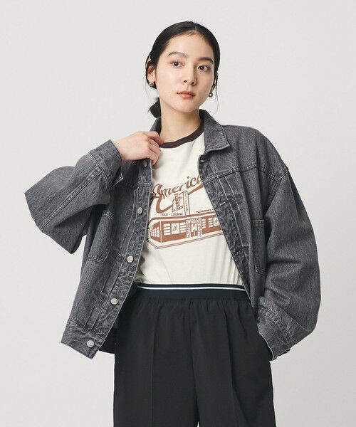 BEAUTY&YOUTH UNITED ARROWS / ビューティー&ユース ユナイテッドアローズ Tシャツ | 【WEB限定/別注】＜Americana＞リンガーTシャツ | 詳細9