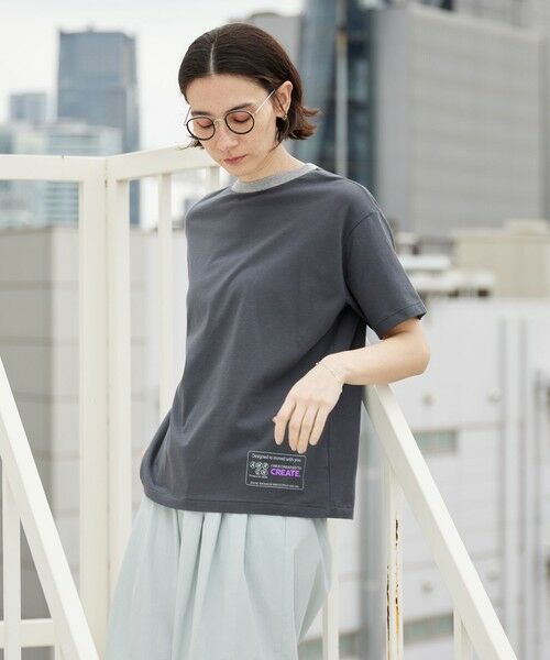 BEAUTY&YOUTH UNITED ARROWS / ビューティー&ユース ユナイテッドアローズ Tシャツ | 【WEB限定/別注】＜Americana＞リンガーTシャツ | 詳細15