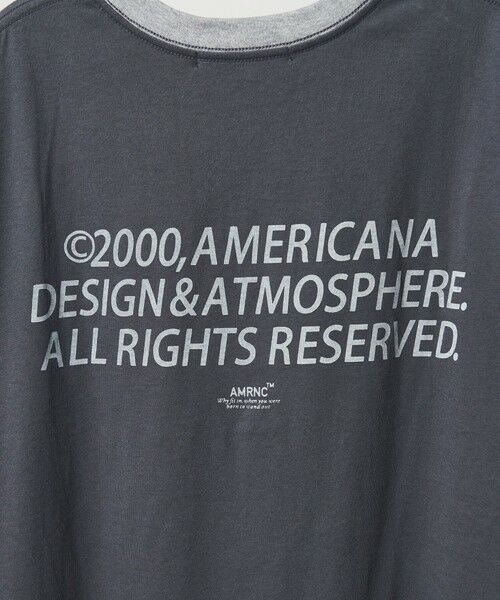 BEAUTY&YOUTH UNITED ARROWS / ビューティー&ユース ユナイテッドアローズ Tシャツ | 【WEB限定/別注】＜Americana＞リンガーTシャツ | 詳細18