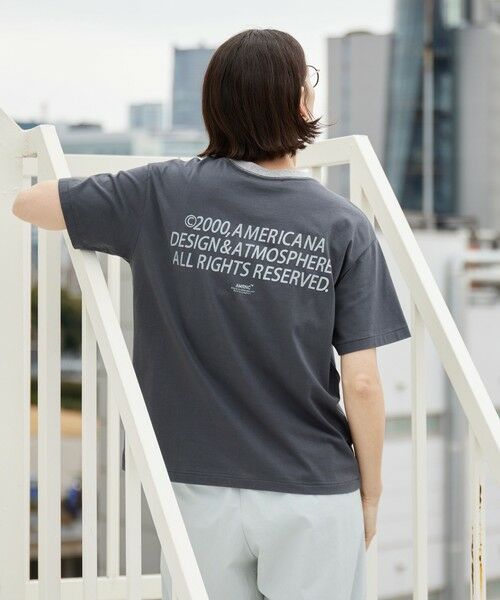 BEAUTY&YOUTH UNITED ARROWS / ビューティー&ユース ユナイテッドアローズ Tシャツ | 【WEB限定/別注】＜Americana＞リンガーTシャツ | 詳細12