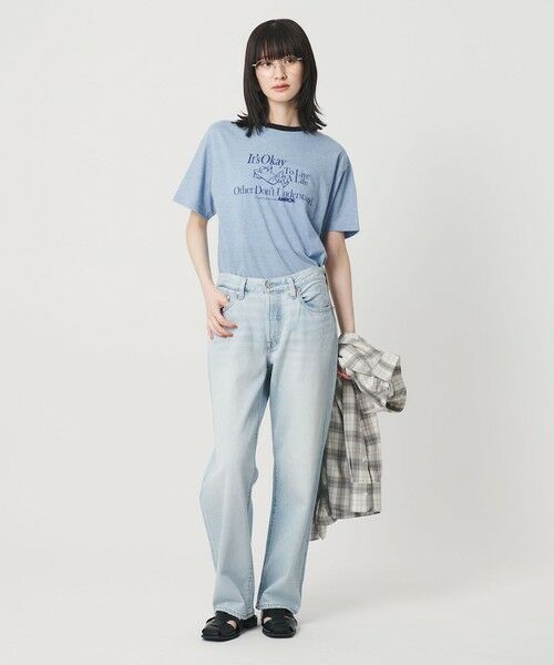 BEAUTY&YOUTH UNITED ARROWS / ビューティー&ユース ユナイテッドアローズ Tシャツ | 【WEB限定/別注】＜Americana＞リンガーTシャツ | 詳細19