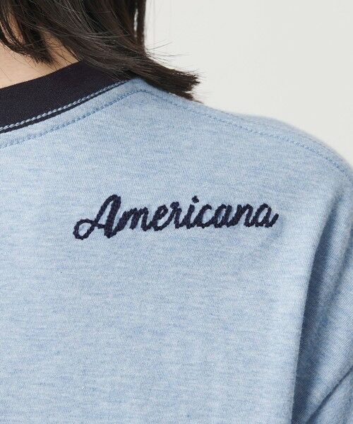 BEAUTY&YOUTH UNITED ARROWS / ビューティー&ユース ユナイテッドアローズ Tシャツ | 【WEB限定/別注】＜Americana＞リンガーTシャツ | 詳細24
