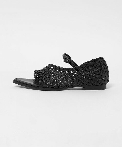 BEAUTY&YOUTH UNITED ARROWS / ビューティー&ユース ユナイテッドアローズ サンダル | ＜JW PEI＞Jocelyn Weave Strap サンダル（BLACK）