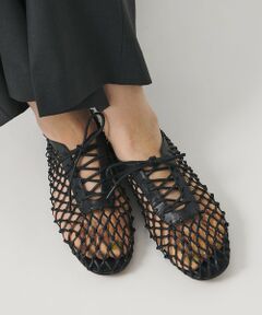 BEAUTY&YOUTH UNITED ARROWS / ビューティー&ユース ユナイテッドアローズ フラットシューズ | 【別注】＜MOHI...＞WEAVE LACEUP シューズ