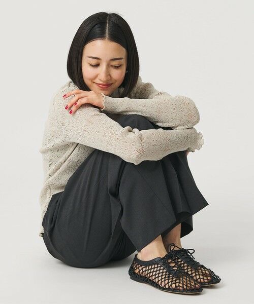 BEAUTY&YOUTH UNITED ARROWS / ビューティー&ユース ユナイテッドアローズ フラットシューズ | 【別注】＜MOHI...＞WEAVE LACEUP シューズ | 詳細2