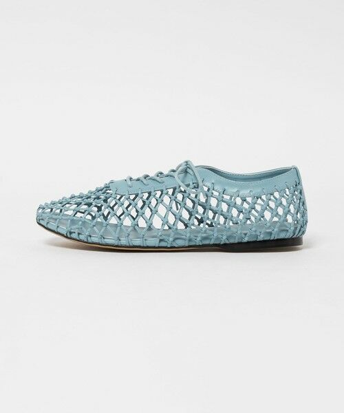 BEAUTY&YOUTH UNITED ARROWS / ビューティー&ユース ユナイテッドアローズ フラットシューズ | 【別注】＜MOHI...＞WEAVE LACEUP シューズ（LT.BLUE）