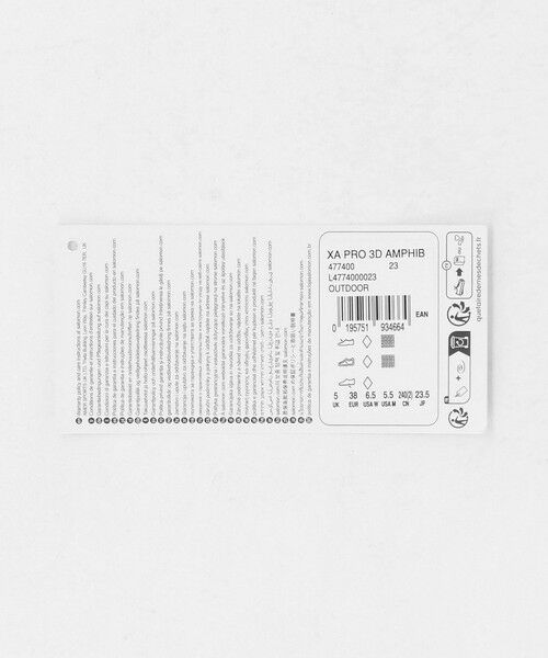 BEAUTY&YOUTH UNITED ARROWS / ビューティー&ユース ユナイテッドアローズ スニーカー | ＜Salomon＞XA PRO 3D AMPHIB スニーカー | 詳細15