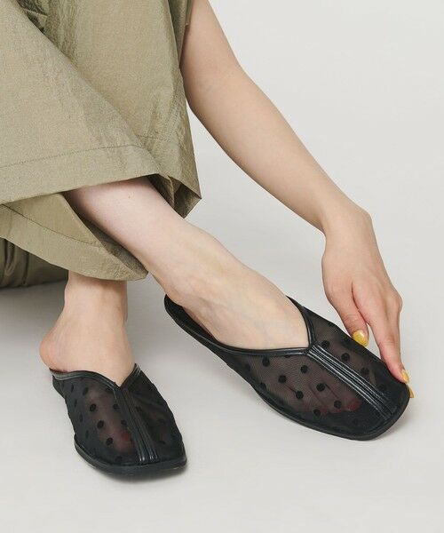 BEAUTY&YOUTH UNITED ARROWS / ビューティー&ユース ユナイテッドアローズ サンダル | チュール スライダー サンダル | 詳細15