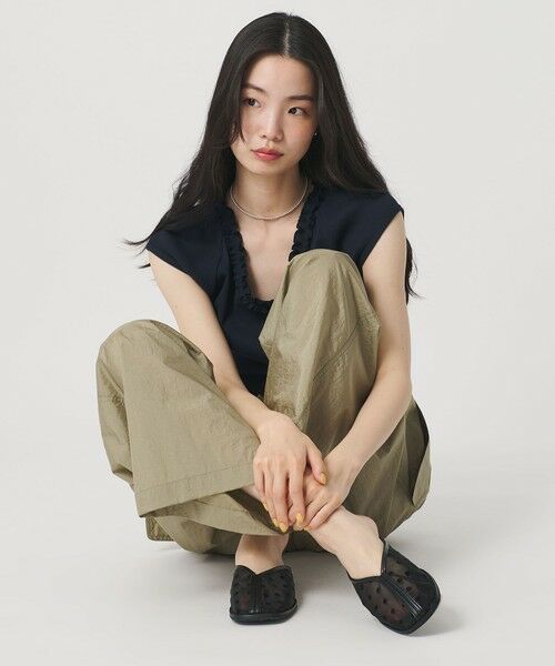 BEAUTY&YOUTH UNITED ARROWS / ビューティー&ユース ユナイテッドアローズ サンダル | チュール スライダー サンダル | 詳細17