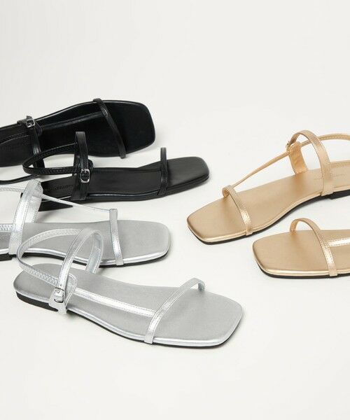 BEAUTY&YOUTH UNITED ARROWS / ビューティー&ユース ユナイテッドアローズ サンダル | スマート ヘンケイ Tストラップ サンダル | 詳細9