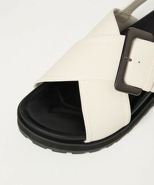 BEAUTY&YOUTH UNITED ARROWS / ビューティー&ユース ユナイテッドアローズ サンダル | ビッグバックル クロスストラップ サンダル | 詳細10