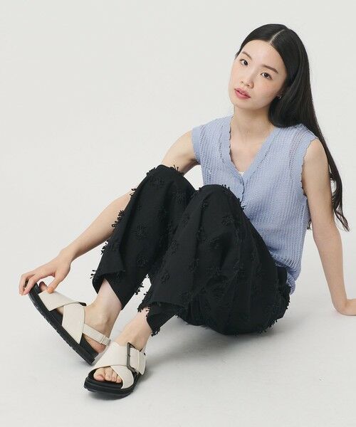 BEAUTY&YOUTH UNITED ARROWS / ビューティー&ユース ユナイテッドアローズ サンダル | ビッグバックル クロスストラップ サンダル | 詳細2