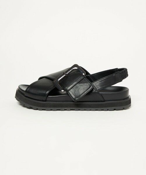 BEAUTY&YOUTH UNITED ARROWS / ビューティー&ユース ユナイテッドアローズ サンダル | ビッグバックル クロスストラップ サンダル | 詳細18