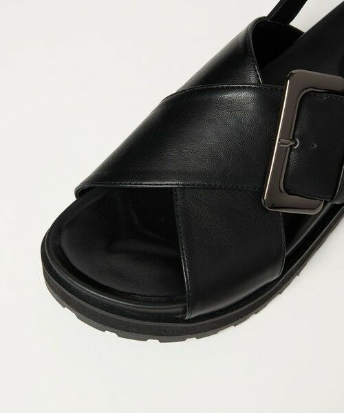 BEAUTY&YOUTH UNITED ARROWS / ビューティー&ユース ユナイテッドアローズ サンダル | ビッグバックル クロスストラップ サンダル | 詳細20