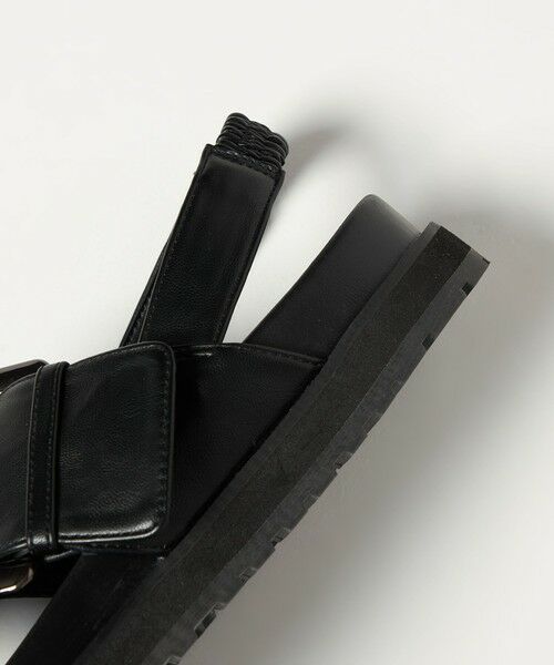 BEAUTY&YOUTH UNITED ARROWS / ビューティー&ユース ユナイテッドアローズ サンダル | ビッグバックル クロスストラップ サンダル | 詳細21