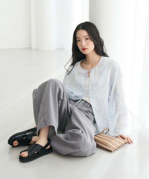 BEAUTY&YOUTH UNITED ARROWS / ビューティー&ユース ユナイテッドアローズ サンダル | ビッグバックル クロスストラップ サンダル | 詳細13