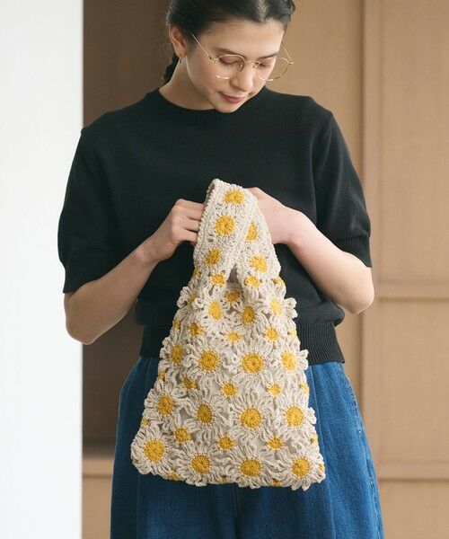 BEAUTY&YOUTH UNITED ARROWS / ビューティー&ユース ユナイテッドアローズ トートバッグ | ＜The Bagmati＞フラワー ショッパーバッグ（NATURAL）