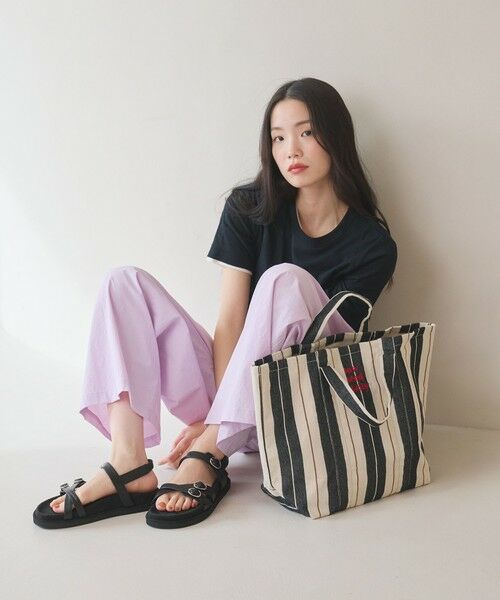 BEAUTY&YOUTH UNITED ARROWS / ビューティー&ユース ユナイテッドアローズ トートバッグ | 【別注】＜beej＞ストライプ 2WAY トートバッグ | 詳細2