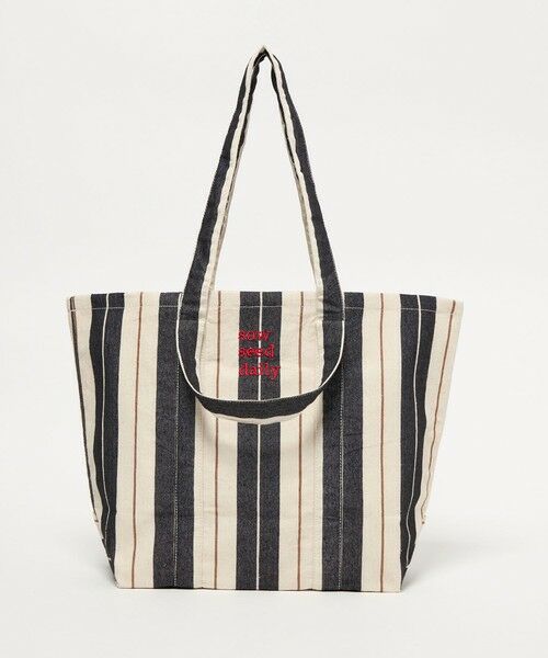 BEAUTY&YOUTH UNITED ARROWS / ビューティー&ユース ユナイテッドアローズ トートバッグ | 【別注】＜beej＞ストライプ 2WAY トートバッグ | 詳細3