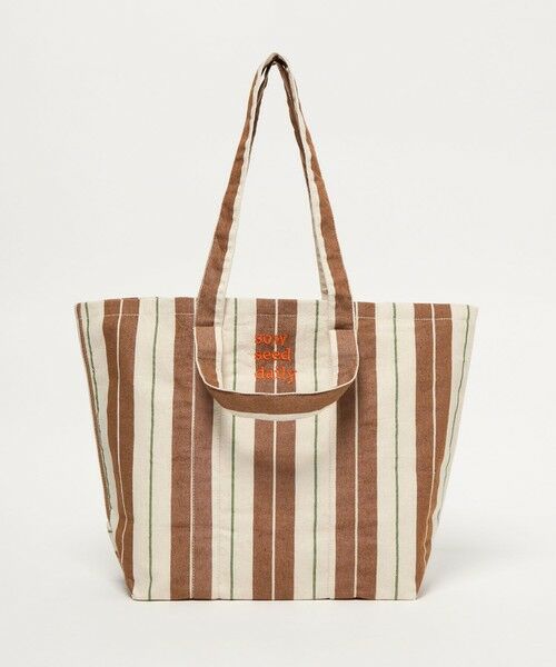 BEAUTY&YOUTH UNITED ARROWS / ビューティー&ユース ユナイテッドアローズ トートバッグ | 【別注】＜beej＞ストライプ 2WAY トートバッグ | 詳細11