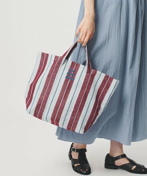 BEAUTY&YOUTH UNITED ARROWS / ビューティー&ユース ユナイテッドアローズ トートバッグ | 【別注】＜beej＞ストライプ 2WAY トートバッグ | 詳細29