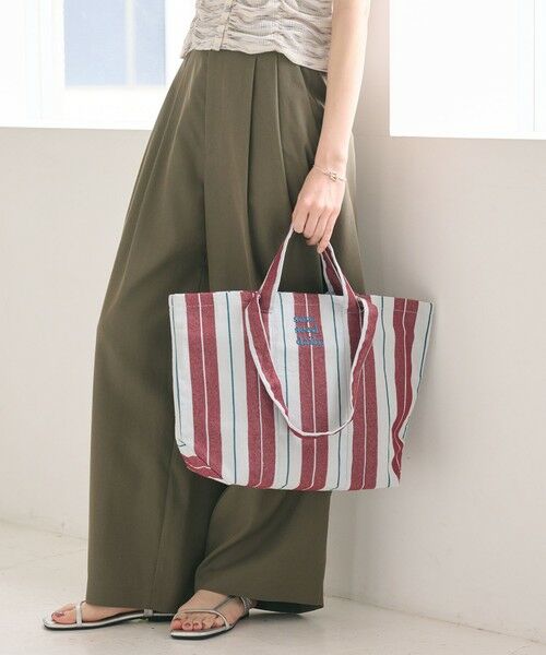 BEAUTY&YOUTH UNITED ARROWS / ビューティー&ユース ユナイテッドアローズ トートバッグ | 【別注】＜beej＞ストライプ 2WAY トートバッグ | 詳細26