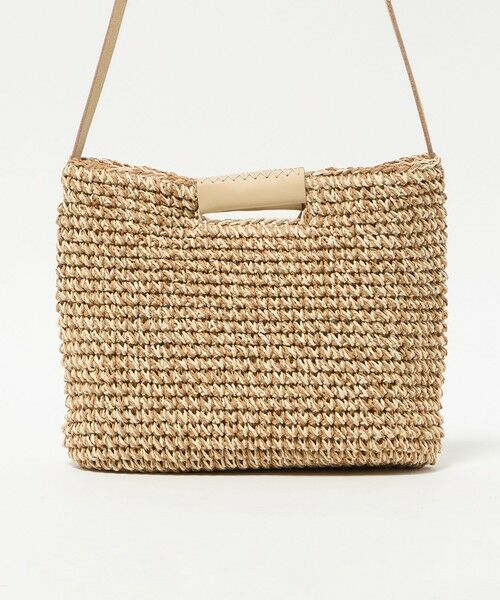 BEAUTY&YOUTH UNITED ARROWS / ビューティー&ユース ユナイテッドアローズ ショルダーバッグ | ペーパー スクエア レザーハンドル ショルダーバッグ 2WAY | 詳細1