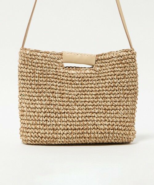 BEAUTY&YOUTH UNITED ARROWS / ビューティー&ユース ユナイテッドアローズ ショルダーバッグ | ペーパー スクエア レザーハンドル ショルダーバッグ 2WAY | 詳細3