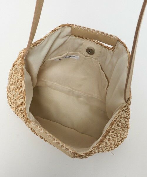 BEAUTY&YOUTH UNITED ARROWS / ビューティー&ユース ユナイテッドアローズ ショルダーバッグ | ペーパー スクエア レザーハンドル ショルダーバッグ 2WAY | 詳細7