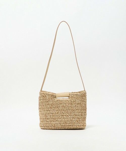 BEAUTY&YOUTH UNITED ARROWS / ビューティー&ユース ユナイテッドアローズ ショルダーバッグ | ペーパー スクエア レザーハンドル ショルダーバッグ 2WAY（NATURAL）