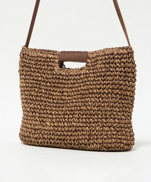 BEAUTY&YOUTH UNITED ARROWS / ビューティー&ユース ユナイテッドアローズ ショルダーバッグ | ペーパー スクエア レザーハンドル ショルダーバッグ 2WAY | 詳細15