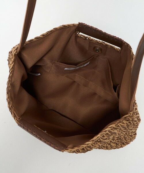 BEAUTY&YOUTH UNITED ARROWS / ビューティー&ユース ユナイテッドアローズ ショルダーバッグ | ペーパー スクエア レザーハンドル ショルダーバッグ 2WAY | 詳細21