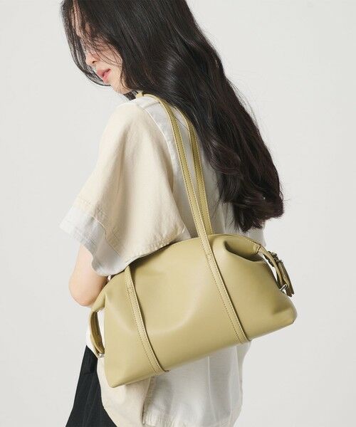 BEAUTY&YOUTH UNITED ARROWS / ビューティー&ユース ユナイテッドアローズ ボストンバッグ | ジップ スクエア ボストンバッグ（CREAM）