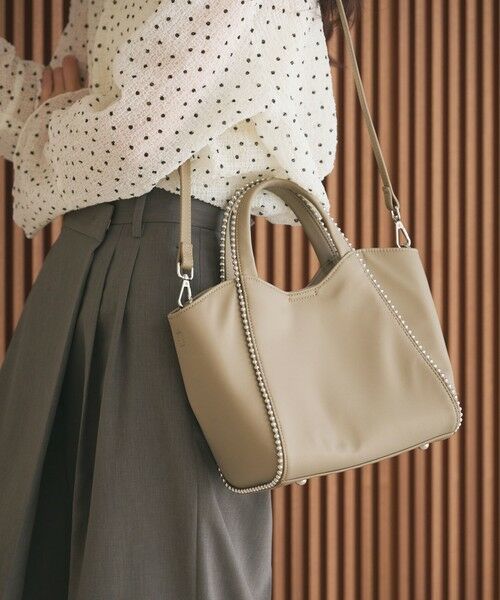 BEAUTY&YOUTH UNITED ARROWS / ビューティー&ユース ユナイテッドアローズ トートバッグ | ナイロン ボールチェーン ミドル 2WAY トートバッグ はっ水 | 詳細10