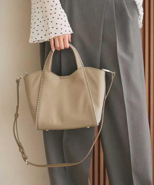 BEAUTY&YOUTH UNITED ARROWS / ビューティー&ユース ユナイテッドアローズ トートバッグ | ナイロン ボールチェーン ミドル 2WAY トートバッグ はっ水 | 詳細11