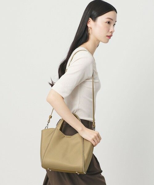 BEAUTY&YOUTH UNITED ARROWS / ビューティー&ユース ユナイテッドアローズ トートバッグ | ナイロン ボールチェーン ミドル 2WAY トートバッグ はっ水 | 詳細12