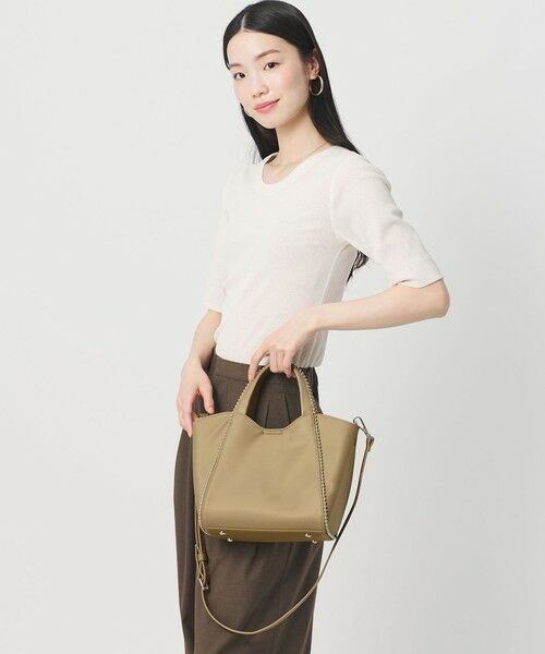 BEAUTY&YOUTH UNITED ARROWS / ビューティー&ユース ユナイテッドアローズ トートバッグ | ナイロン ボールチェーン ミドル 2WAY トートバッグ はっ水 | 詳細13