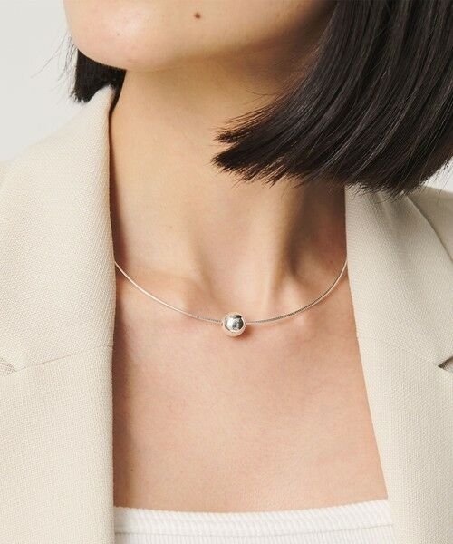 BEAUTY&YOUTH UNITED ARROWS / ビューティー&ユース ユナイテッドアローズ ネックレス・ペンダント・チョーカー | ＜ERICKA NICOLAS BEGAY＞SHINY  ワンボール ネックレス（SILVER）