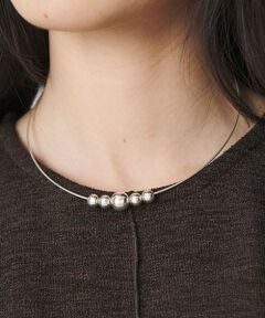 BEAUTY&YOUTH UNITED ARROWS / ビューティー&ユース ユナイテッドアローズ ネックレス・ペンダント・チョーカー | ＜ERICKA NICOLAS BEGAY＞SHINY 5ボール ネックレス