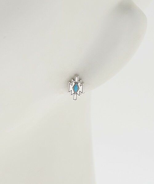BEAUTY&YOUTH UNITED ARROWS / ビューティー&ユース ユナイテッドアローズ ピアス・イヤリング | ＜BAQLESS＞Mesa Lightning Turquoise ピアス | 詳細8