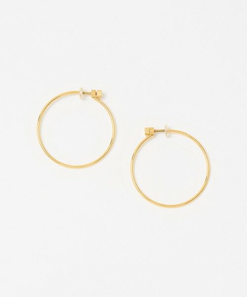 BEAUTY&YOUTH UNITED ARROWS / ビューティー&ユース ユナイテッドアローズ ピアス・イヤリング | ＜SOAC＞フープ イヤリング L（GOLD）