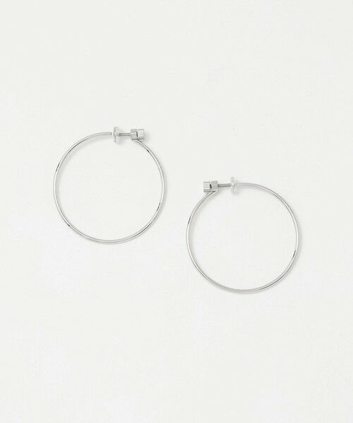 BEAUTY&YOUTH UNITED ARROWS / ビューティー&ユース ユナイテッドアローズ ピアス・イヤリング | ＜SOAC＞フープ イヤリング L（SILVER）