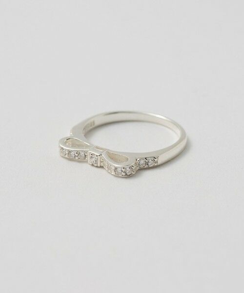 BEAUTY&YOUTH UNITED ARROWS / ビューティー&ユース ユナイテッドアローズ リング | ＜BAITS＞ジルコニア リボン リング | 詳細4