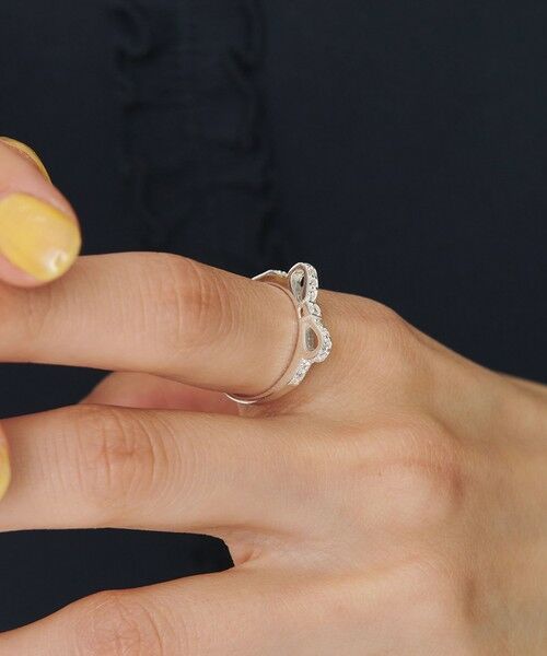 BEAUTY&YOUTH UNITED ARROWS / ビューティー&ユース ユナイテッドアローズ リング | ＜BAITS＞ジルコニア リボン リング（SILVER）